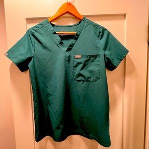 Figs XS Catarina Fionlite Top Caribbean Blue